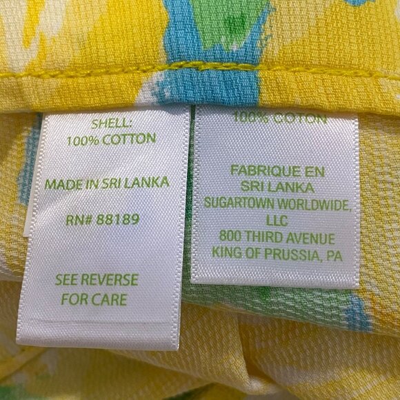 Lilly Pulitzer Deenie‎ in Yellow Sunglow Casual Shorts Size 00 - Picture 5 of 7